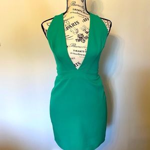 Kelly green NBD Mini dress